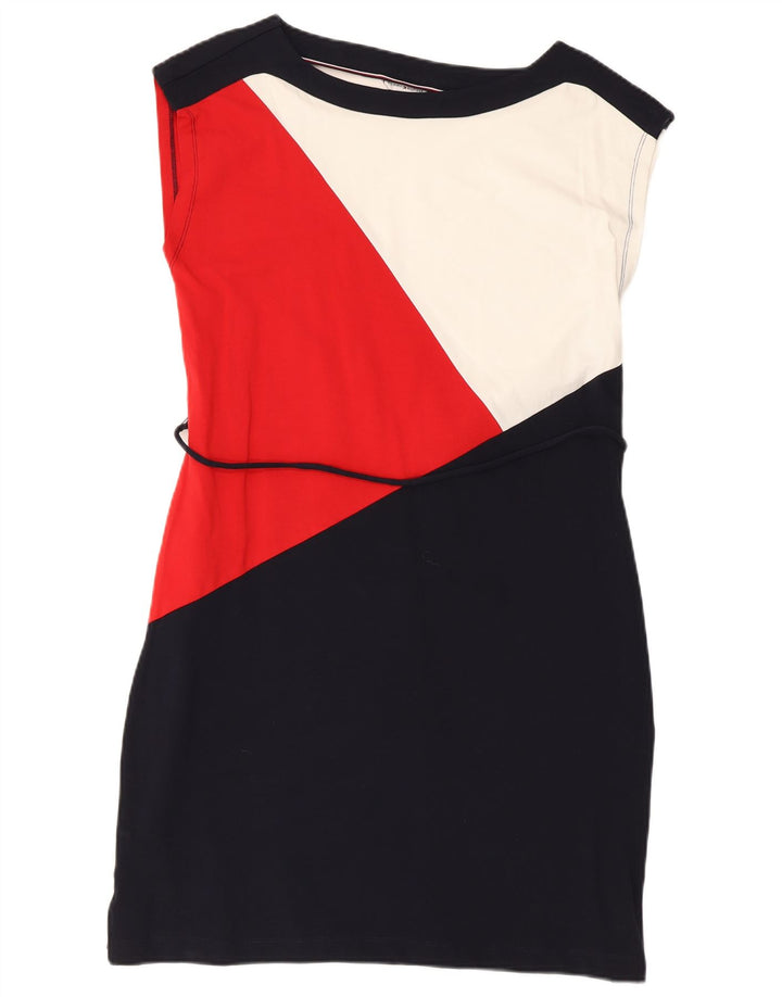 Tommy Hilfiger Robe fourreau pour femme UK 12 Medium Multicolore Colourblock