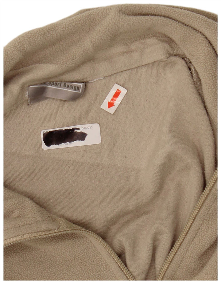 LOTTO Pull Polaire Col Zippé Homme Beige Moyen
