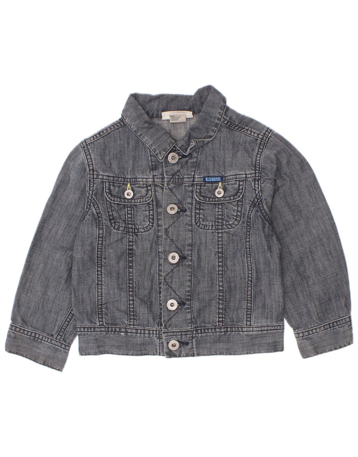 Diesel Veste en jean garçon 2-3 ans Bleu Coton