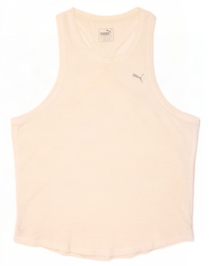 Puma Débardeur pour femme UK 14 Large Blanc