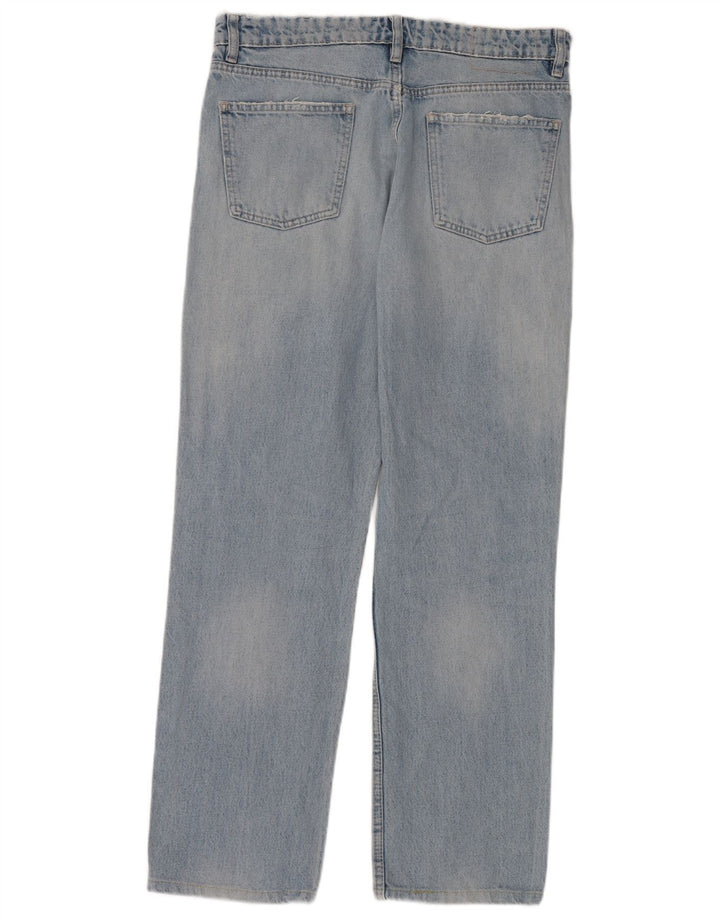 Zara Jean droit femme EU 40 Medium W30 L30 Bleu