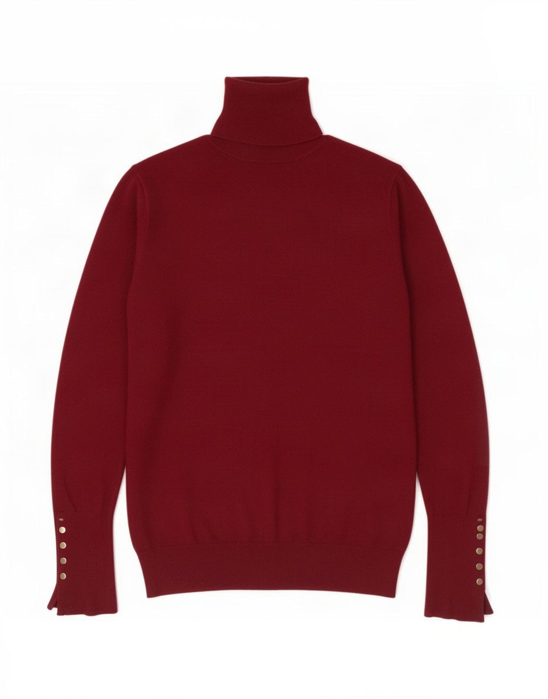 Zara Pull col roulé pour femme UK 12 Bordeaux moyen