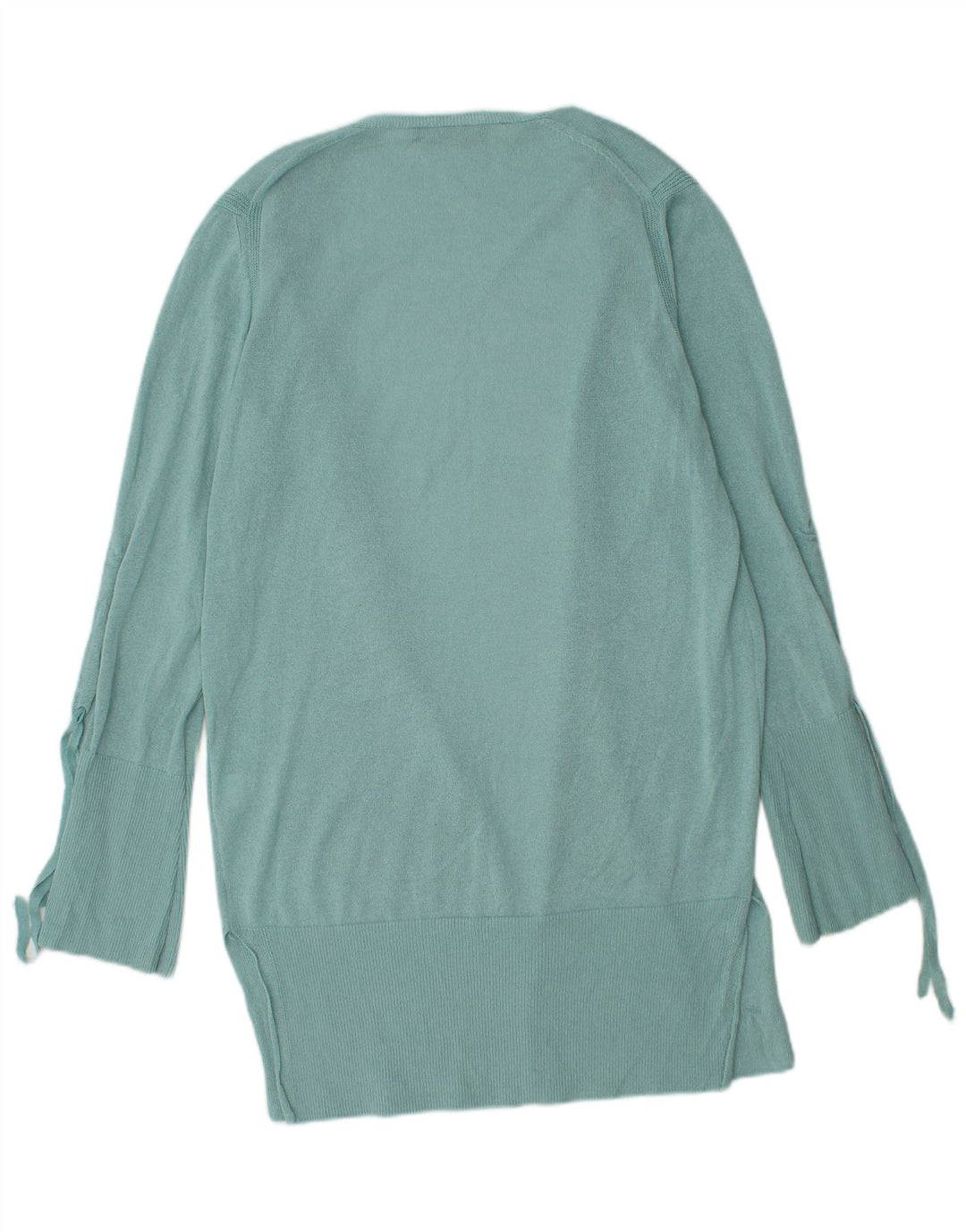 Marks & Spencer Pull cardigan long pour femme UK 12 Turquoise moyen