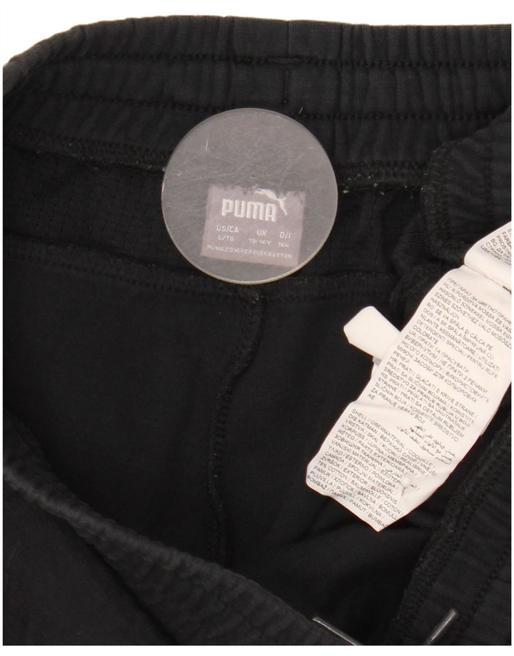 Puma Short de Sport Garçon 13-14 Ans Noir Coton