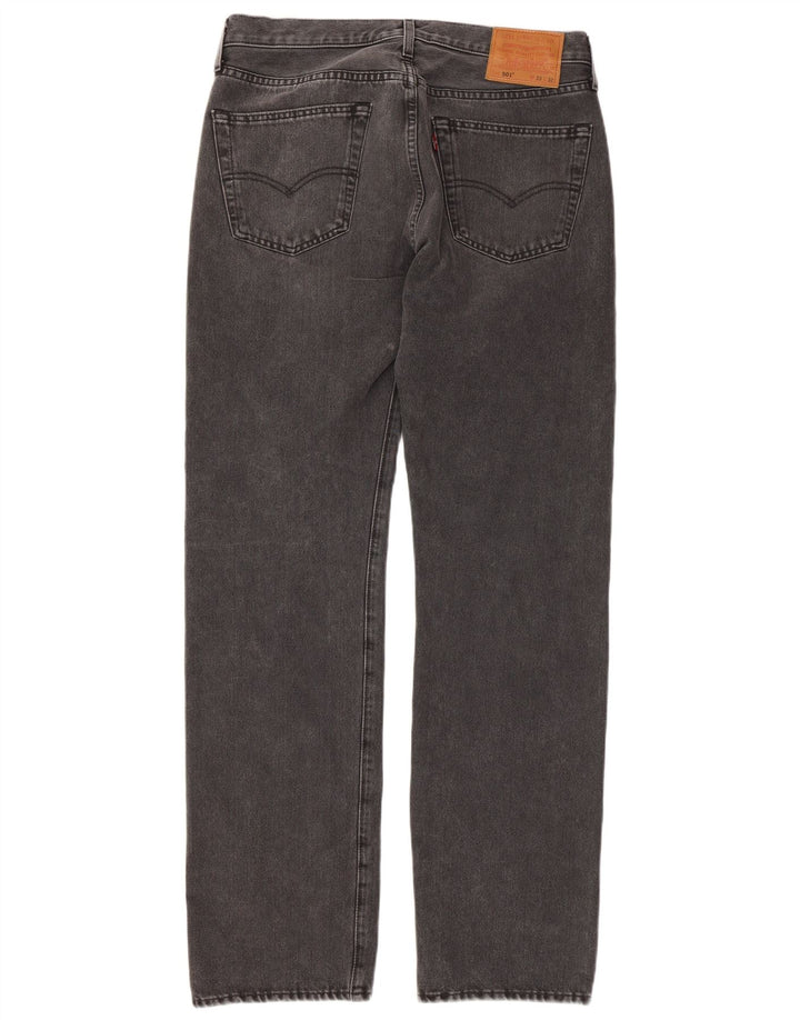 Levi's Jean Droit 501 Homme Gris W33 L32 Coton