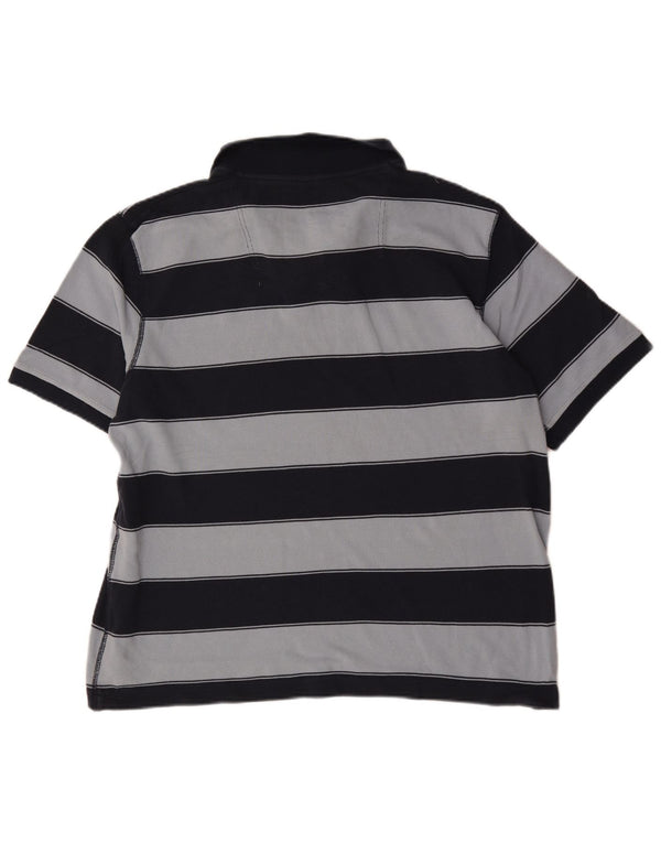 Polo Homme Fat Face 2XL Coton Rayé Bleu Marine