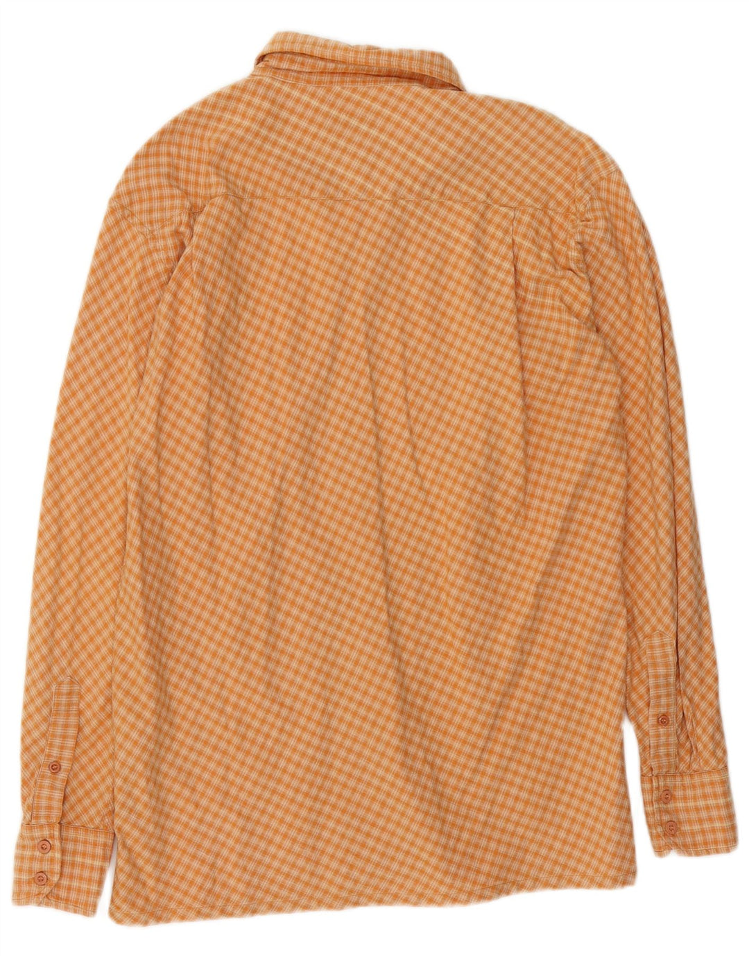 CAMP DAVID Chemise Homme Coton à Carreaux Orange Moyen