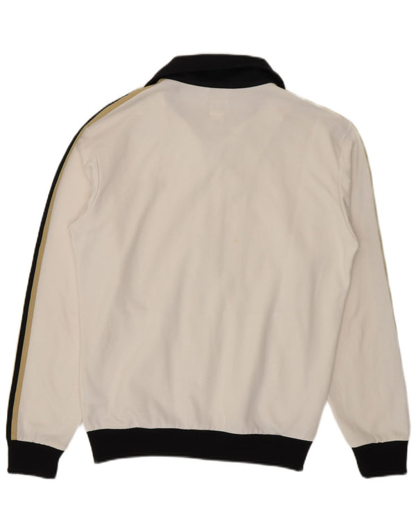 Adidas Veste de survêtement pour homme en polyester color block blanc moyen