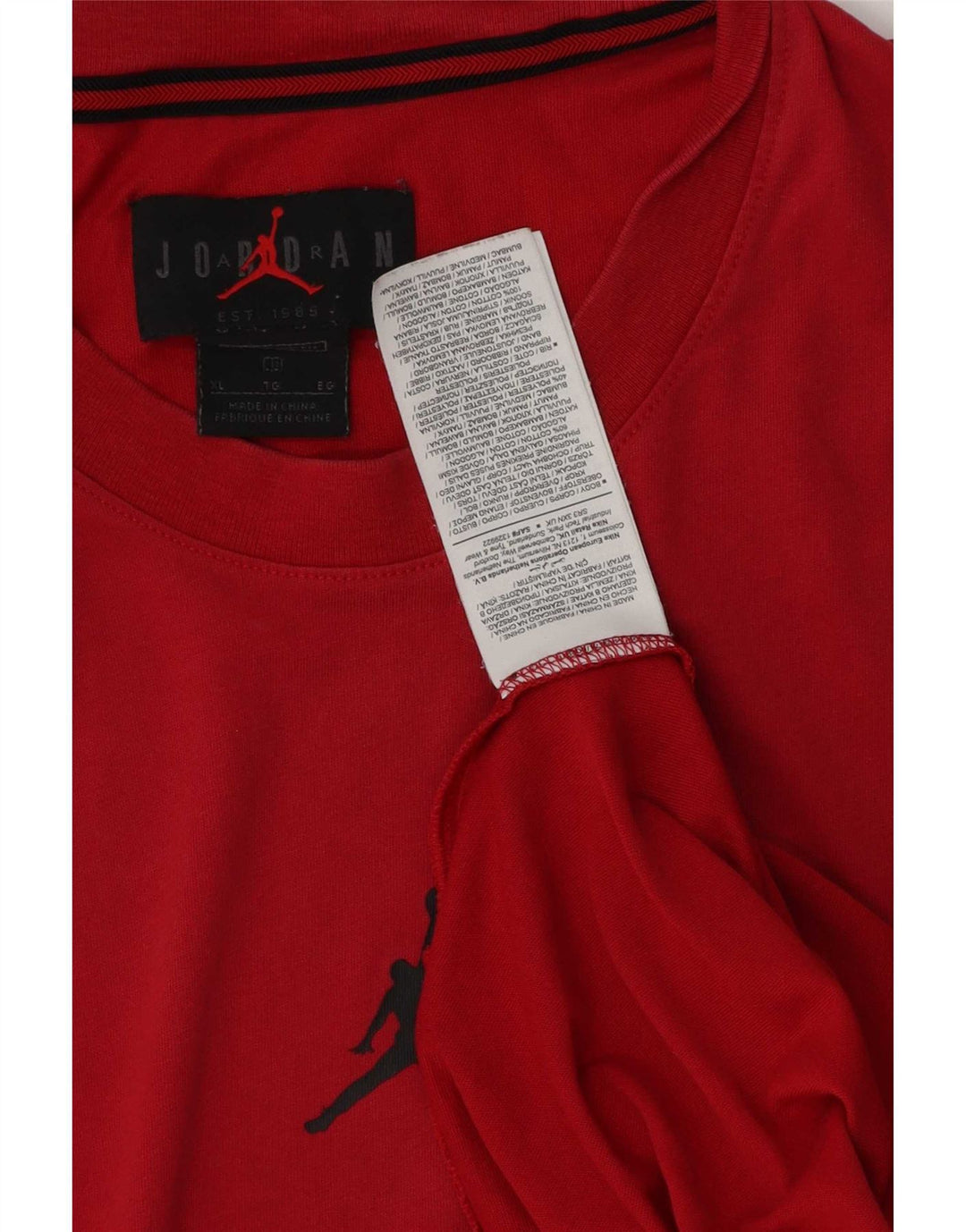 Jordan Débardeur Homme XL Rouge Coton