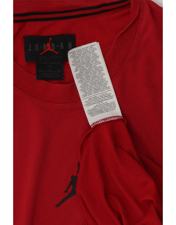 Jordan Débardeur Homme XL Rouge Coton