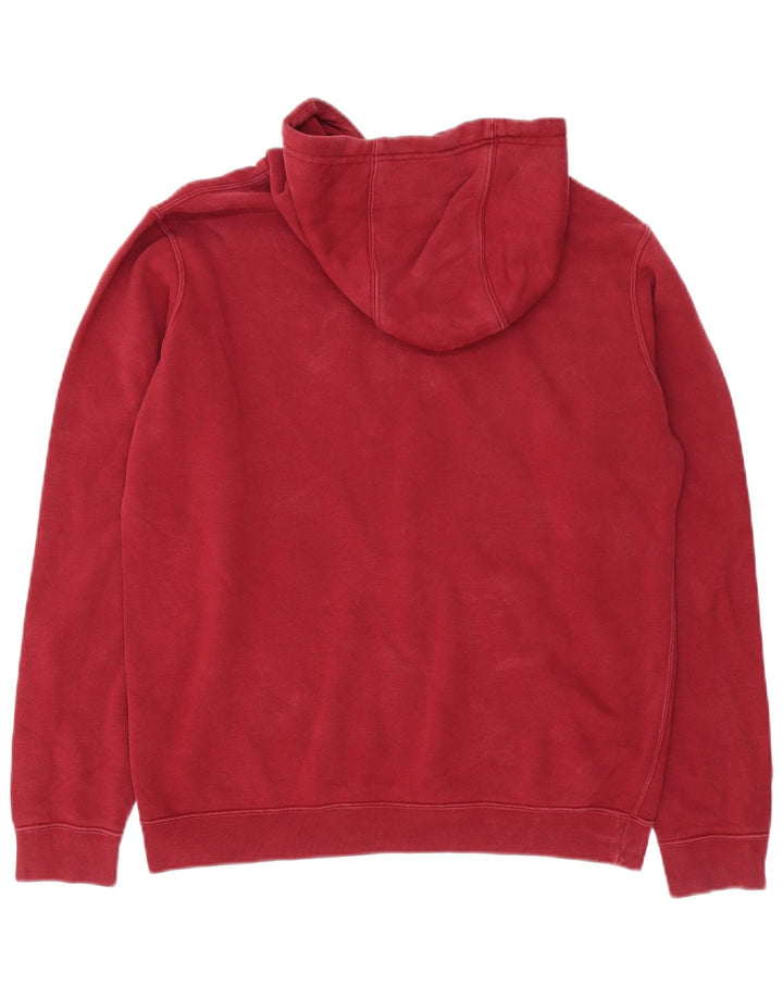 Nike Pull à capuche en coton bordeaux moyen pour homme
