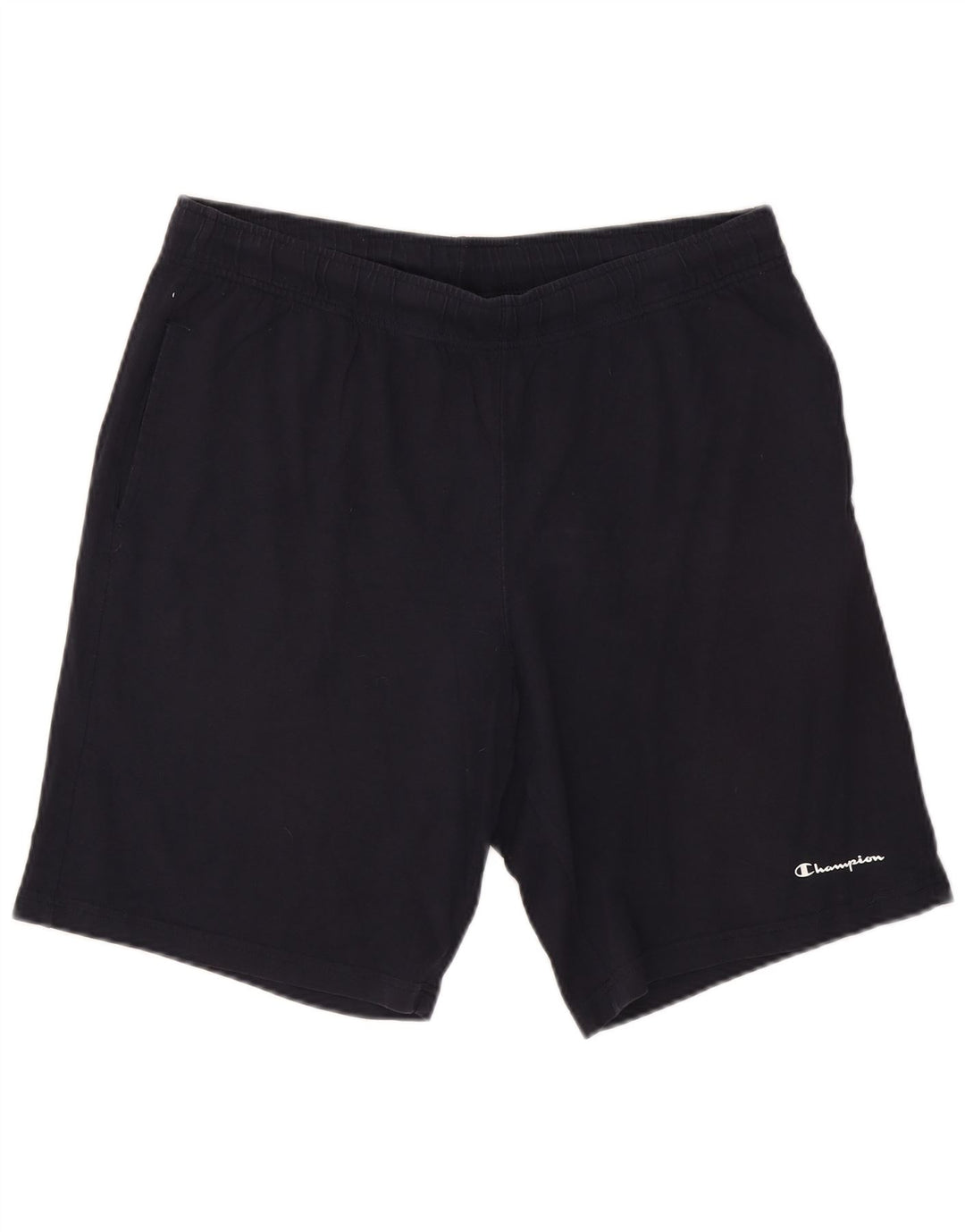 Champion Short de sport pour homme 2XL en coton bleu marine