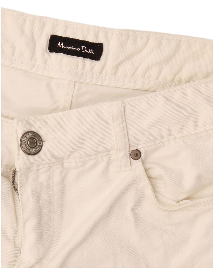 Massimo Dutti Jean Slim Femme W28 L27 Blanc