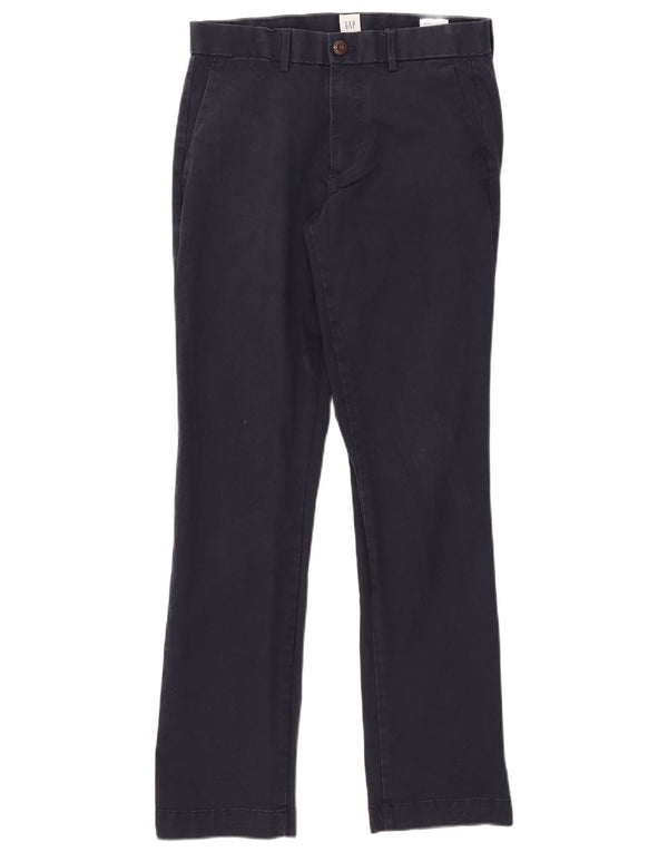 Gap Pantalon Chino Droit Homme W29 L32 Bleu Marine Coton