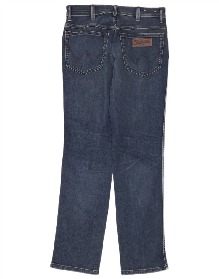 Wrangler Jean Slim Texas Homme W30 L30 Bleu Marine Coton