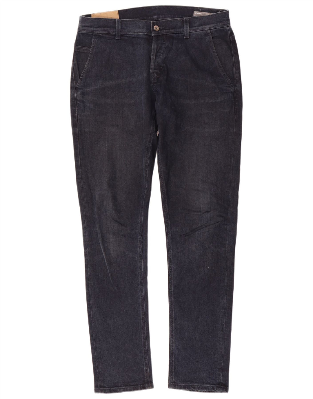 Dondup Jean droit homme W33 L34 bleu marine coton