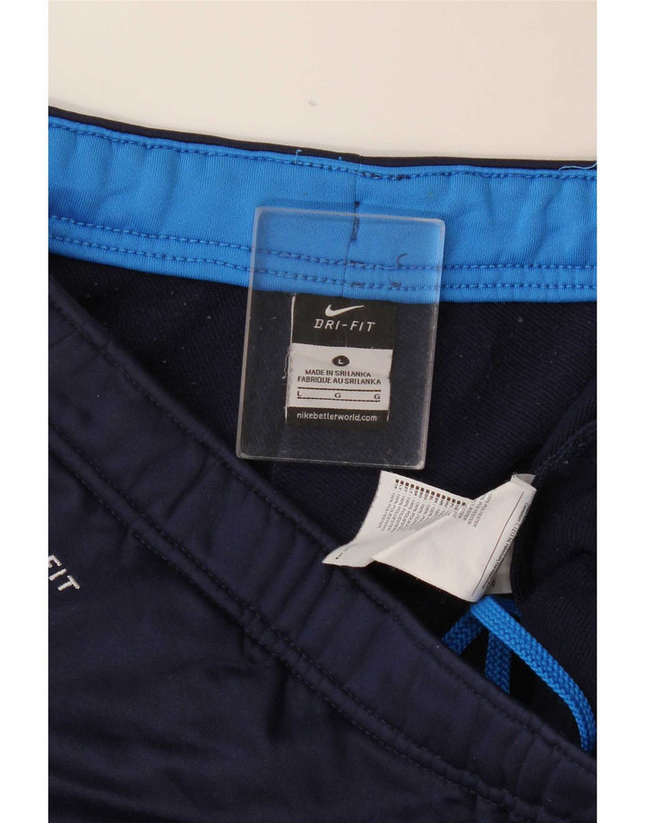 Pantalon de survêtement Nike Dri Fit pour hommes, grand, bleu marine, polyester