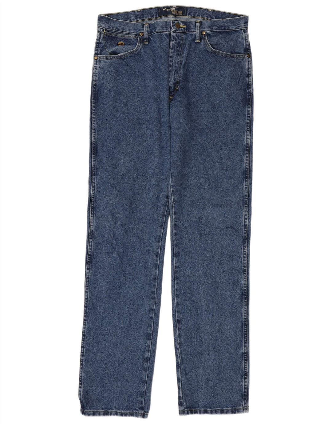 Wrangler Jean droit homme W34 L36 bleu coton