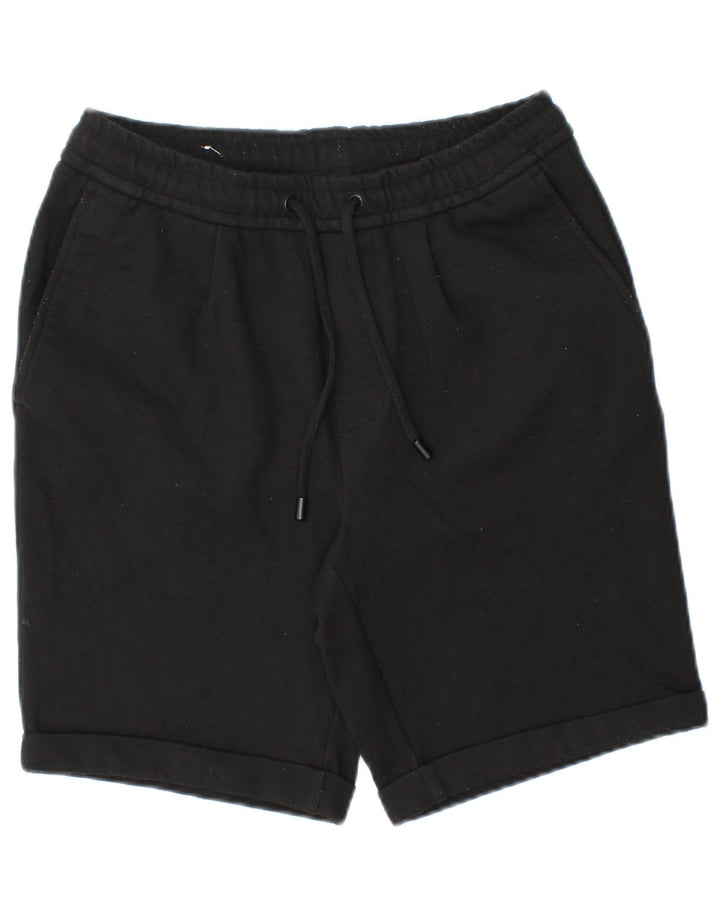 Zara Short de sport homme petit noir polyester