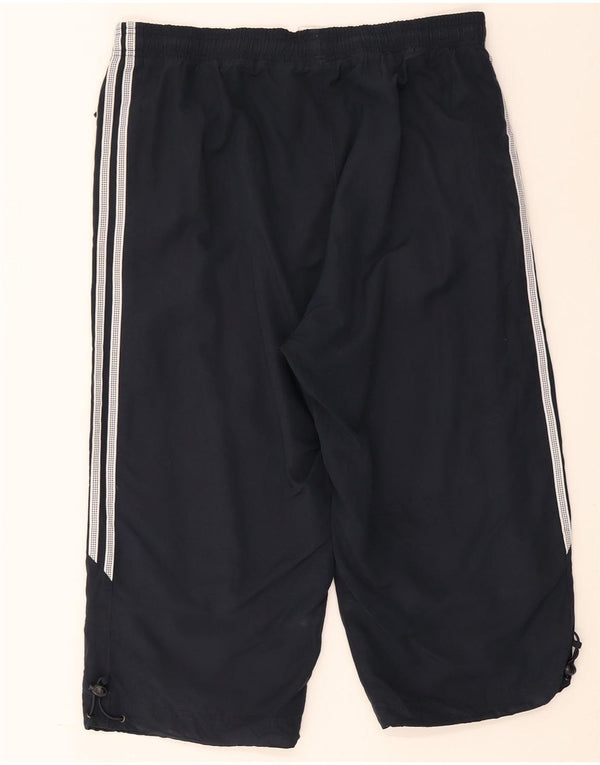 Adidas Pantalon de survêtement Capri pour homme Taille L Bleu marine Polyester