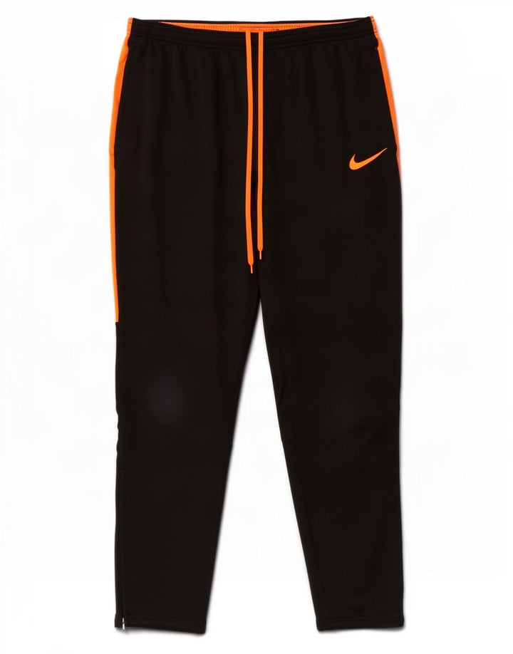 Nike Pantalon de survêtement Dri Fit pour homme Taille L en polyester color block noir