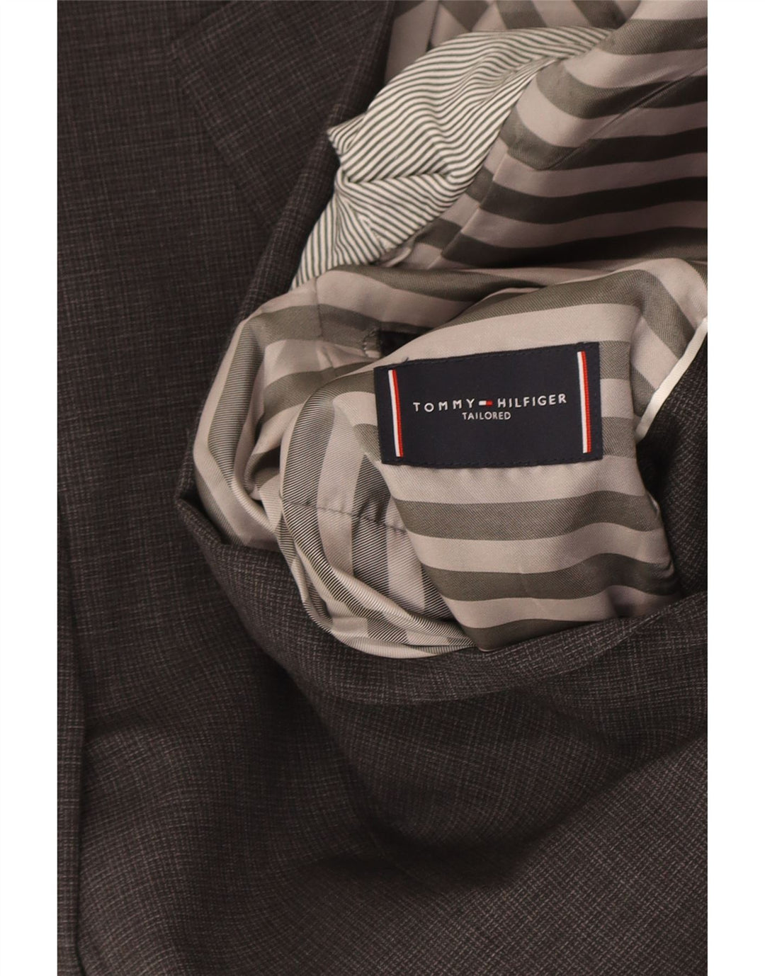 Tommy Hilfiger Veste Blazer 2 Boutons Homme IT 48 Laine Gris Moyen