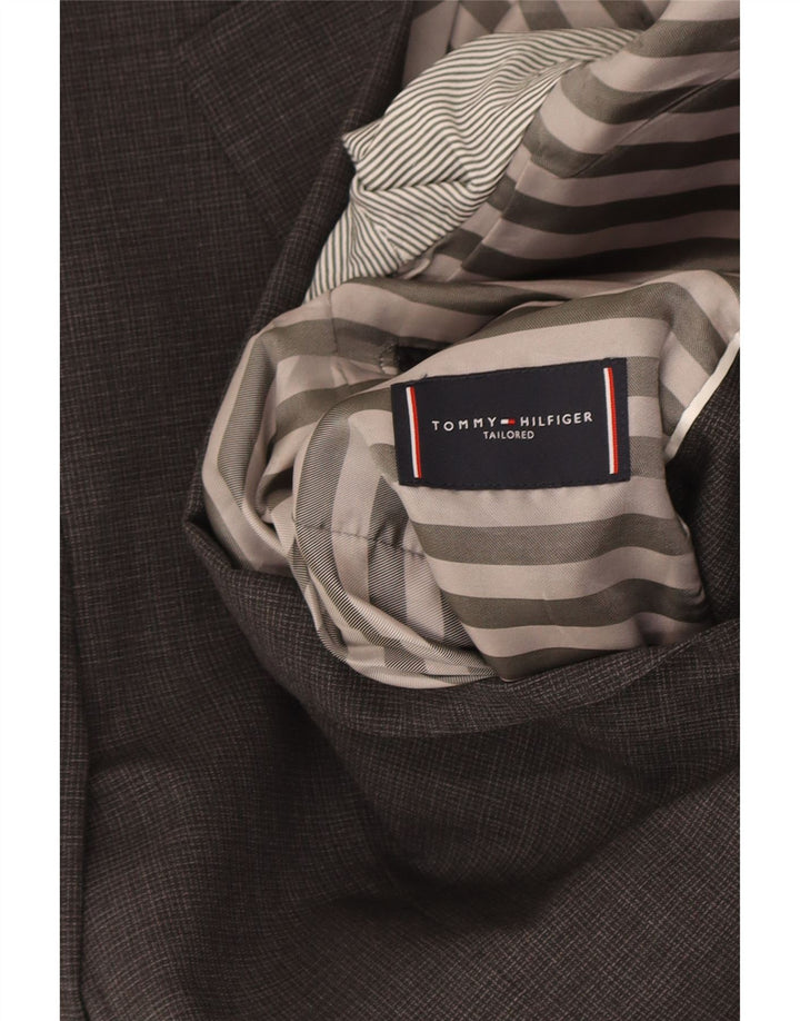 Tommy Hilfiger Veste Blazer 2 Boutons Homme IT 48 Laine Gris Moyen