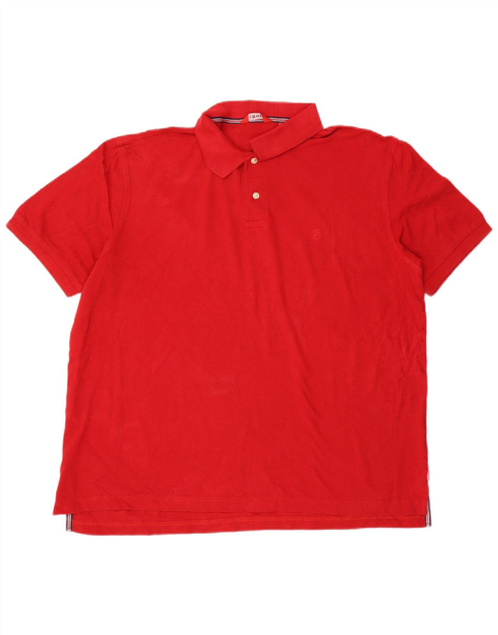 IZOD Polo Homme XL Rouge Coton