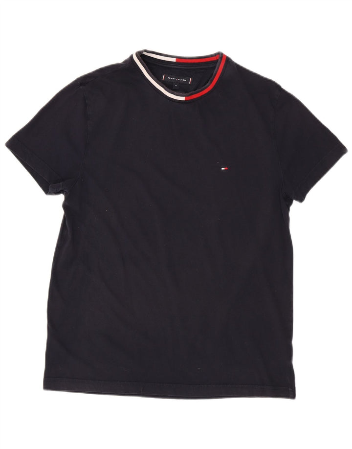 TOMMY HILFIGER T-Shirt Homme Bleu Marine Moyen Coton