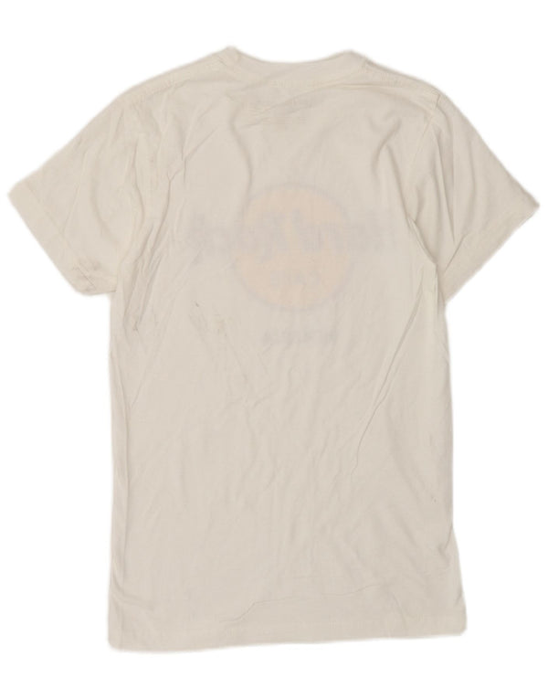 Hard Rock Cafe Mens Venezia Graphic T-Shirt Top XS White Cotton