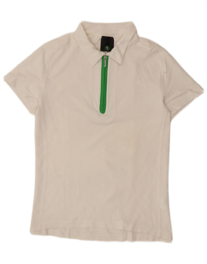 Polo homme vintage coton blanc moyen