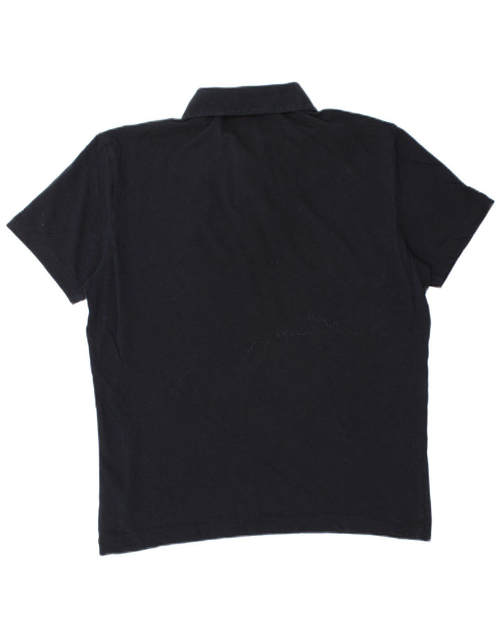 Massimo Dutti Polo Homme Bleu Marine Moyen Coton