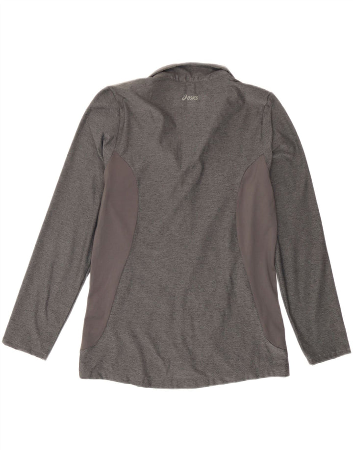 Asics Veste de survêtement pour femme UK 10 Petit Gris Moucheté