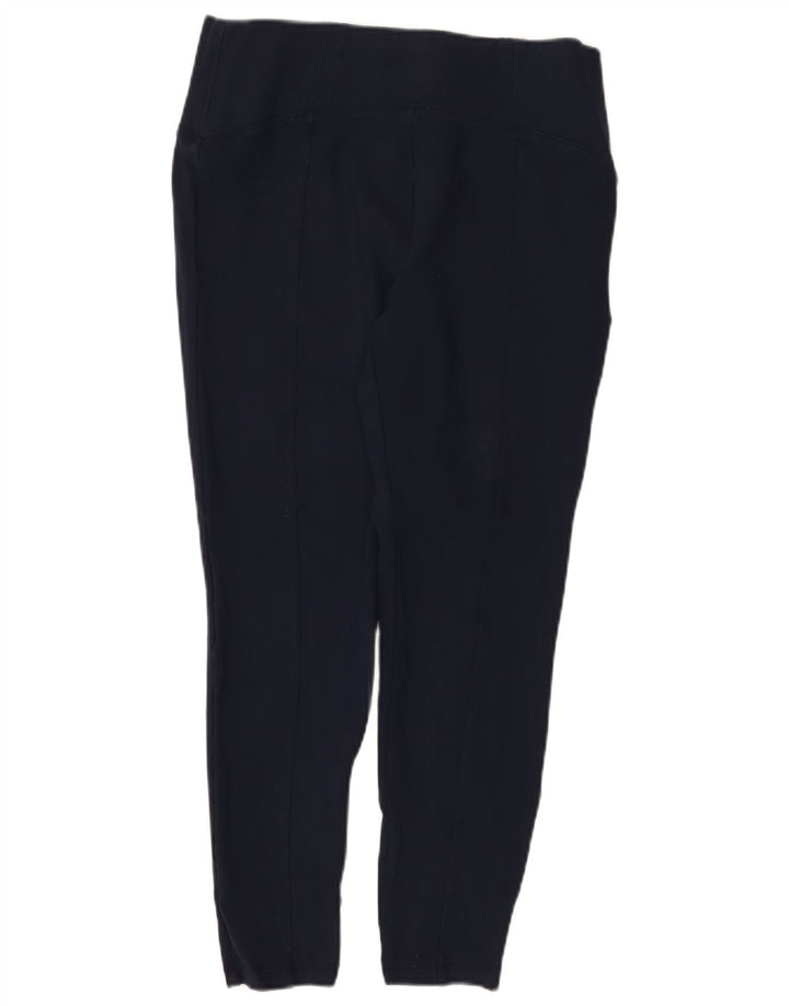 Marks & Spencer Leggings Femme UK 14 Large Bleu Marine Viscose