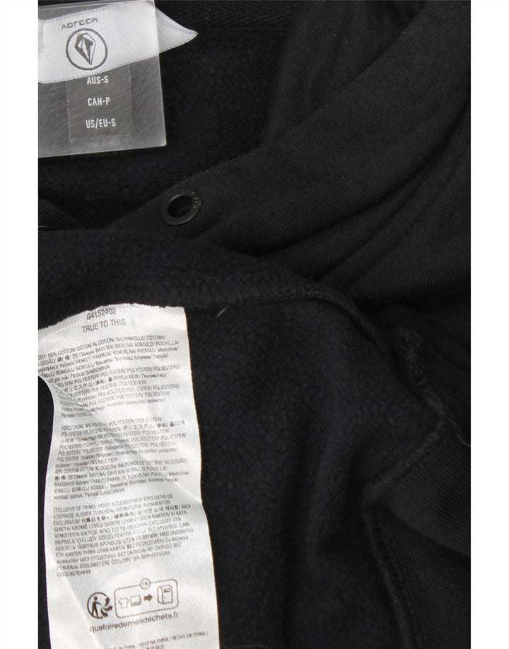 Volcom Pull à capuche graphique pour hommes, petit coton noir
