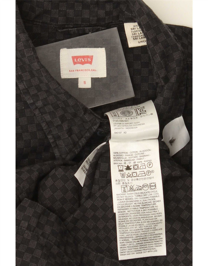 Levi's Chemise Homme Small Noir Géométrique Coton