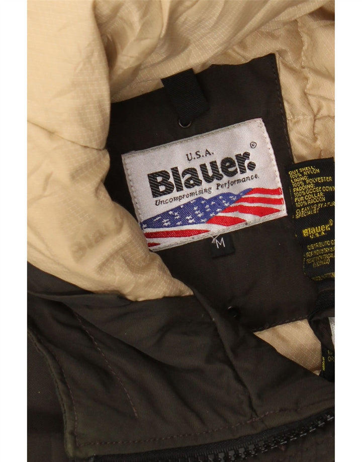 Blauer Veste matelassée à capuche militaire pour femme UK 14 Medium Kaki Nylon