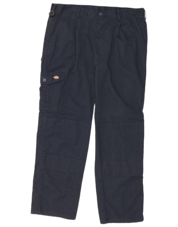 Dickies Pantalon Cargo Droit Homme W38 L30 Bleu Marine Polyester