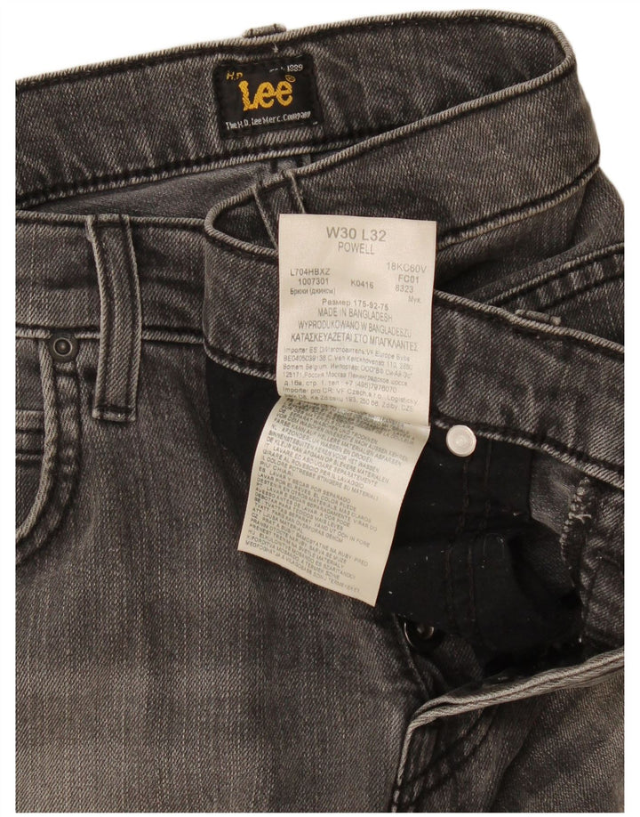 Lee Jean Powell Slim Femme W30 L32 Gris Coton