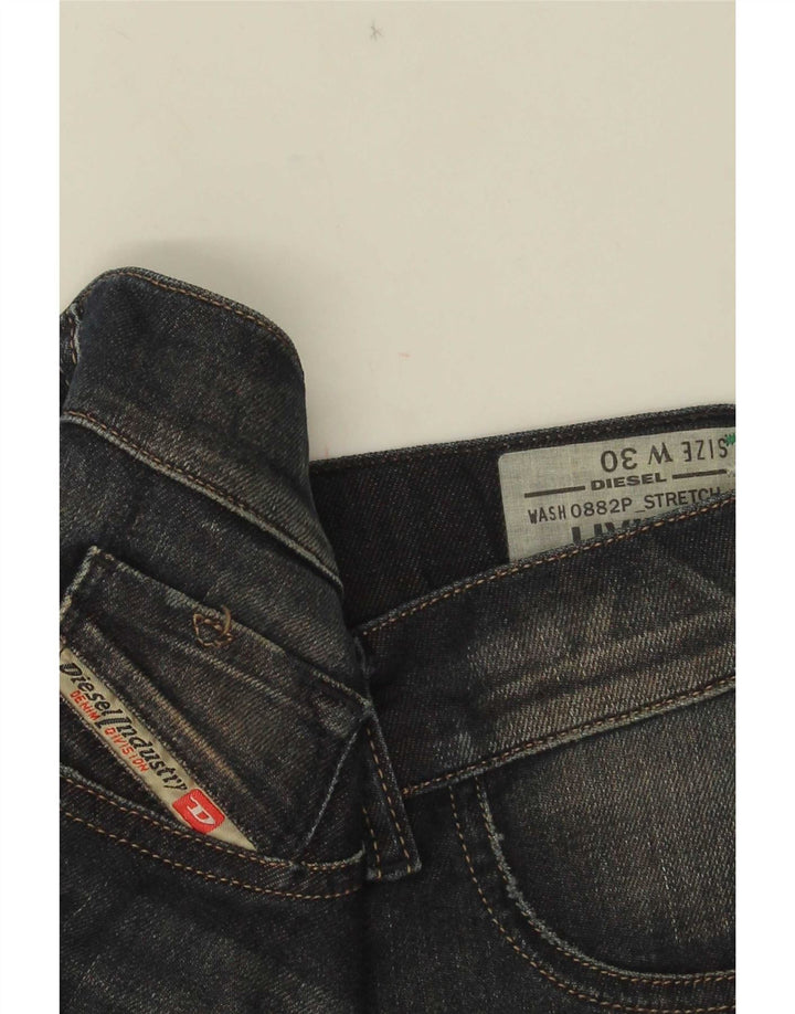 Jean Slim Femme Diesel W30 L28 Bleu Coton