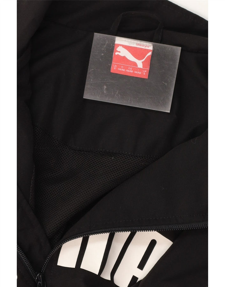 PUMA Veste de survêtement graphique pour hommes, petit, noir