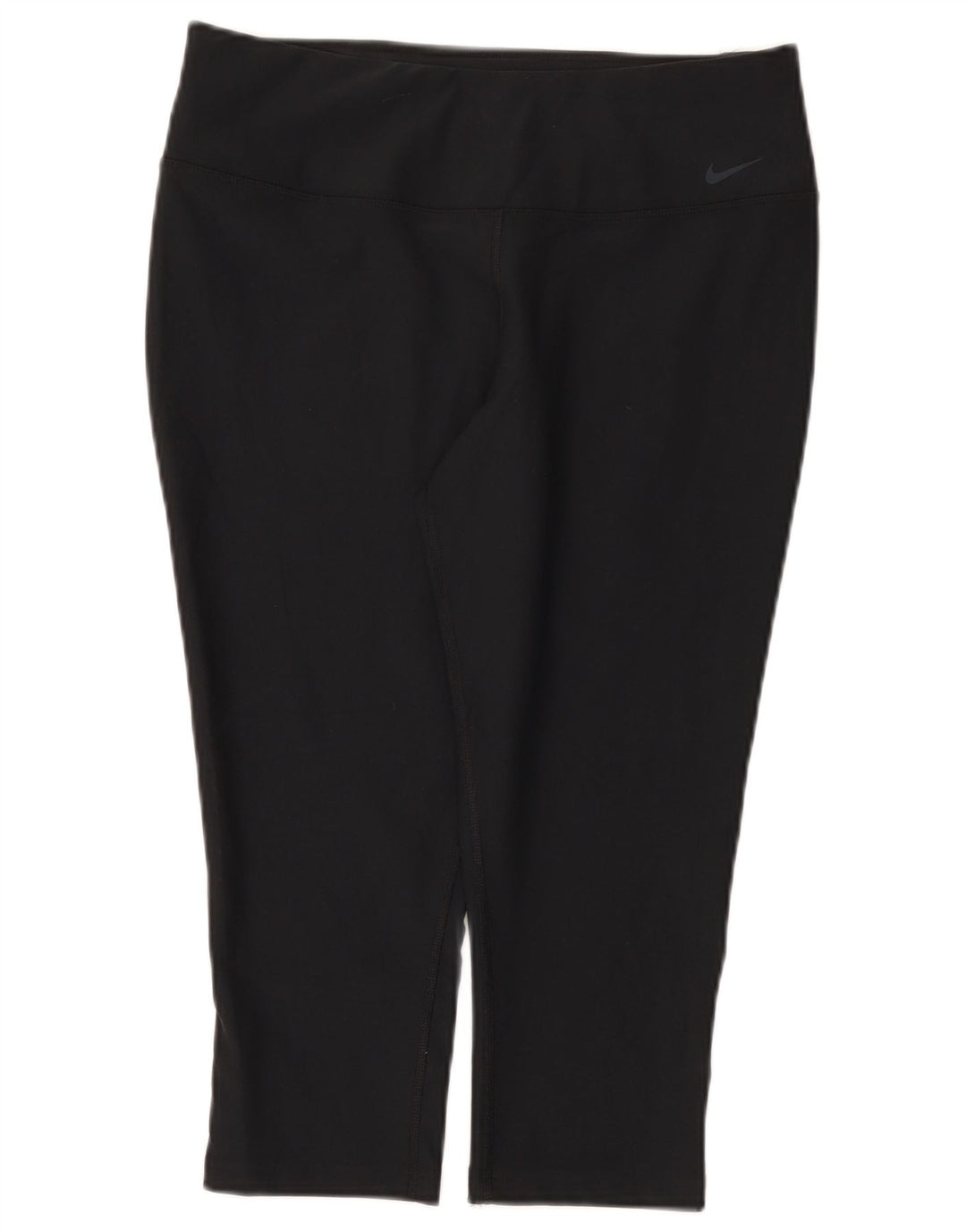 Nike Legging Capri Dri Fit pour femme UK 14 Large Noir Polyester