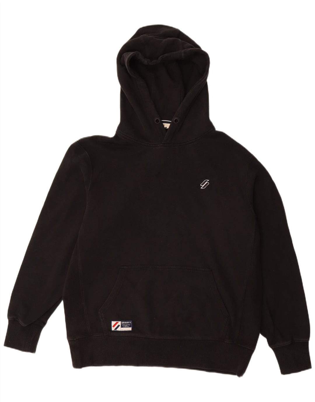 SUPERDRY Pull à capuche pour homme XL Noir Coton