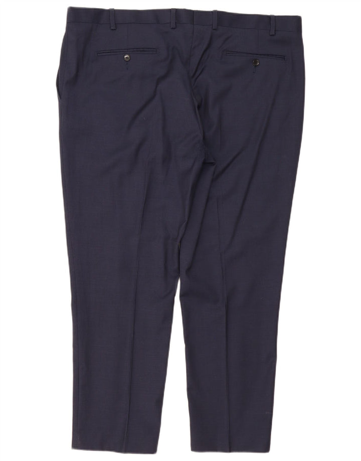 Pantalon de Costume Slim Homme Autograph W42 L29 Bleu Marine