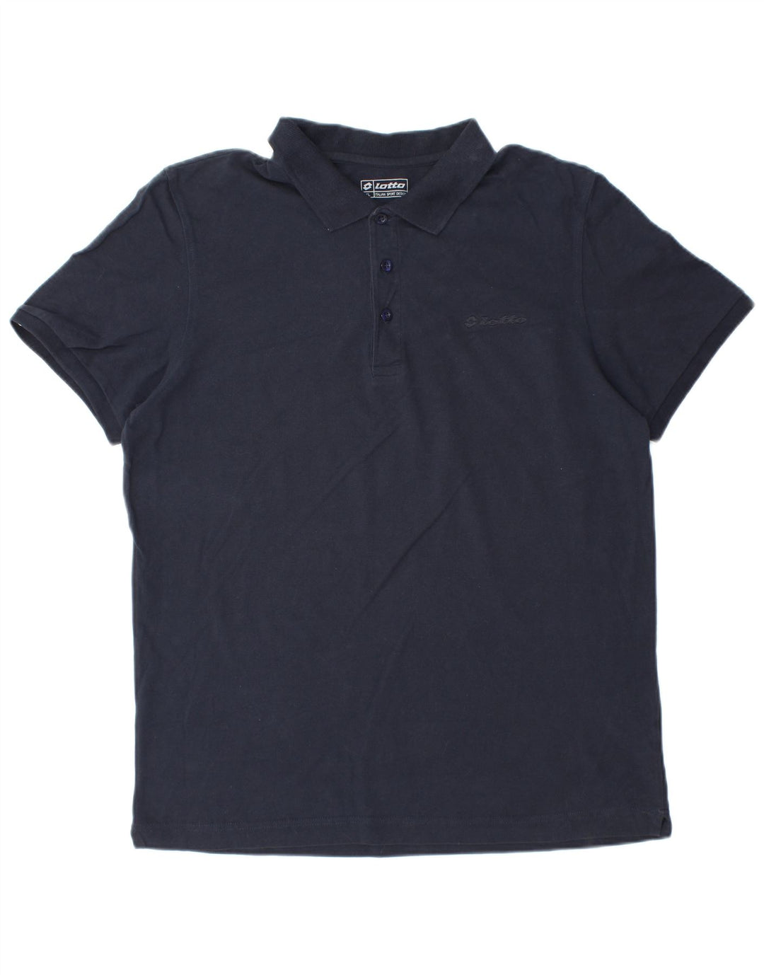 LOTTO Polo Homme XL Bleu Marine Coton