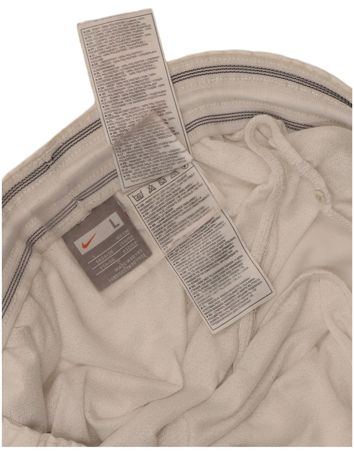 Nike Short de sport pour homme UK 34/36 Large Blanc Polyester