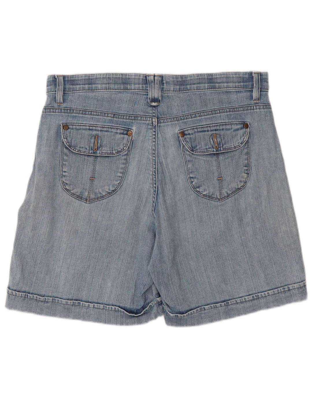 Lee Short en jean pour femme US 12 Large W34 Bleu Coton