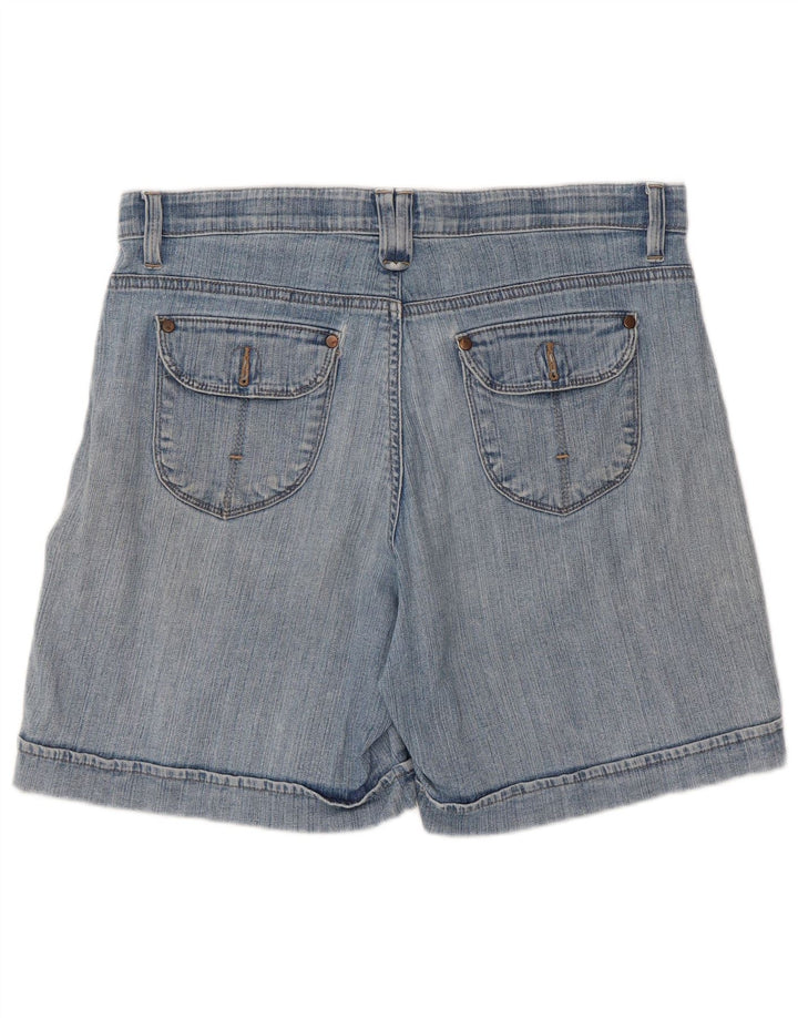 Lee Short en jean pour femme US 12 Large W34 Bleu Coton