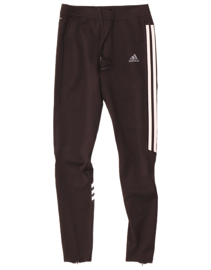 Adidas Pantalon de survêtement Aeroready pour femme UK 14 Medium Noir Polyester