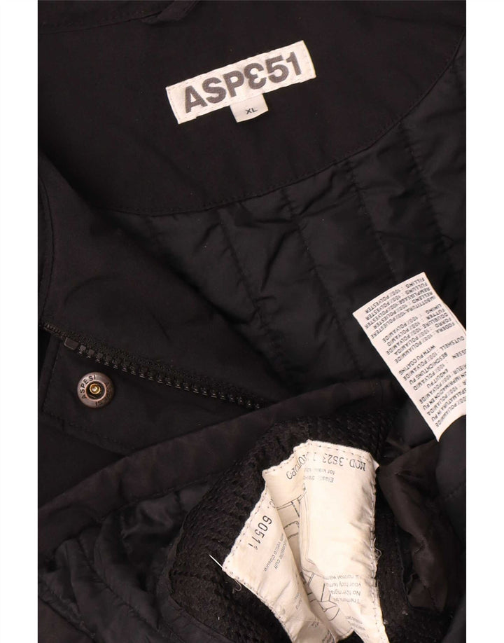 Aspesi Veste Coupe-Vent Femme UK 18 XL Noir Polyamide